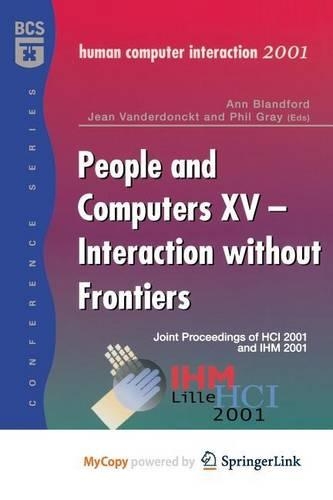 People and Computers XV - Interaction Without Frontiers