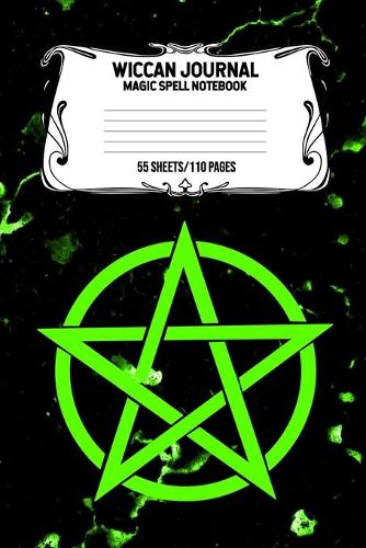 Wiccan Journal Magic Spell Notebook 55 Sheets/110 Pages