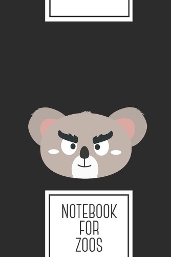 Notebook for Zoos: Lined Journal with Angry koala head Design - Cool Gift for a friend or family who loves australian presents! - 6x9" - 180 White lined pages - You Ca