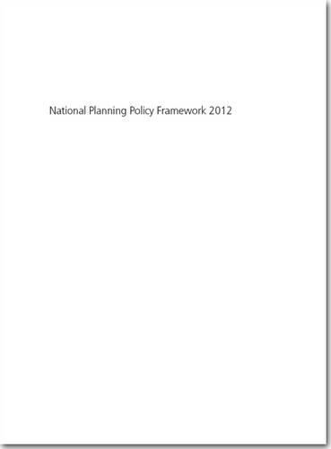 National planning policy framework 2012