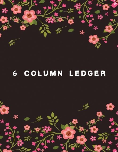 6 Column Ledger: Record Account Journal - Accounting Ledger Notebook