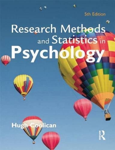 Research Methods and Statistics in Psychology, Fifth Edition