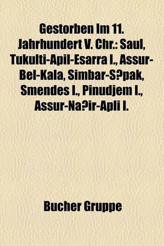 Gestorben Im 11. Jahrhundert V. Chr.