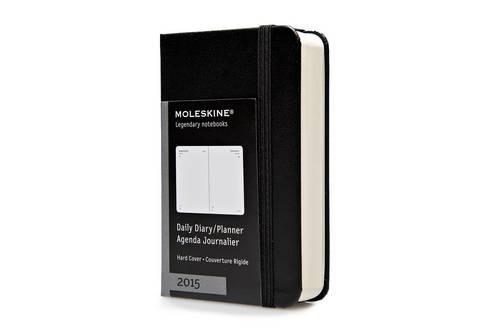 2015 Moleskine Extra Small Black Daily Diary 12 Month Hard: (Moleskine Diaries)