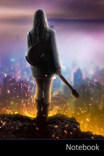 Notebook: Noche, Ciudad, Noche, Puesta Del Sol Cuaderno / Diario / Libro de escritura / Notas - 6 x 9 pulgadas (15.24 x 22.86 cm), 150 páginas, superficie bri