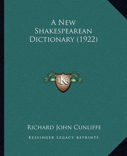 A New Shakespearean Dictionary (1922)