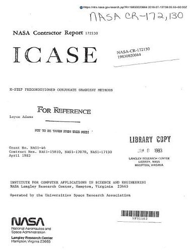 M-Step Preconditioned Conjugate Gradient Methods