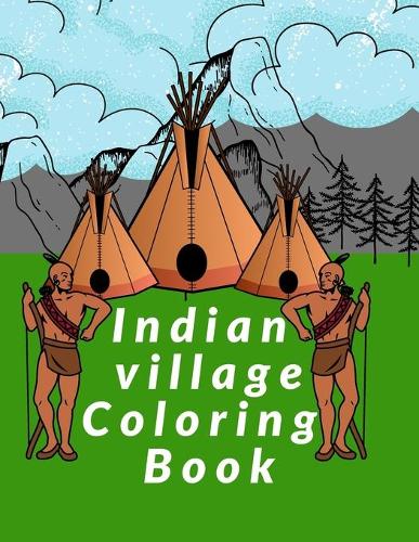 Indian village Coloring Book