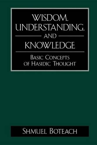 Wisdom, Understanding and Knowledge