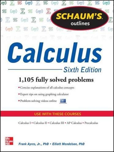 Schaum's Outline of Calculus, 6th Edition