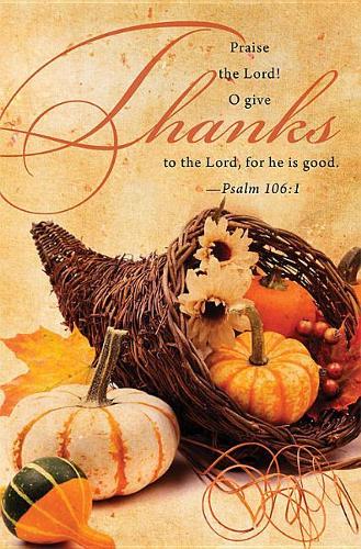 Thanksgiving Bulletin 2010, Regular (Package of 50)