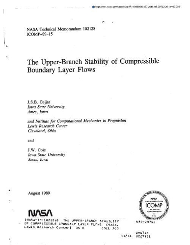 The Upper-Branch Stability of Compressible Boundary Layer Flows