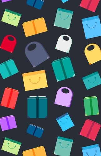 A5 Lined Notebook 110 Pages: Funny Ruled Journal Colorful Supermarket Sale Shopping Bag Package Box 08F. Cute Unique Student Teacher Blank Scrapbook/ Composition/ Planner Great 