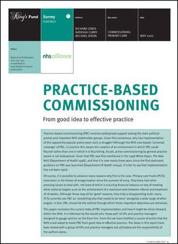 Practice-based Commissioning