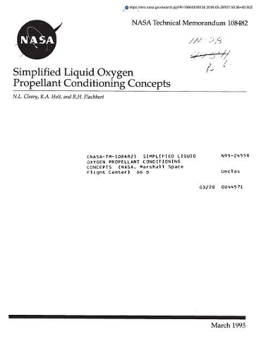 Simplified Liquid Oxygen Propellant Conditioning Concepts