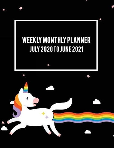 Weekly Monthly Planner July 2020 to June 2021