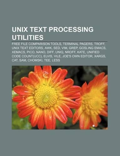 Unix Text Processing Utilities