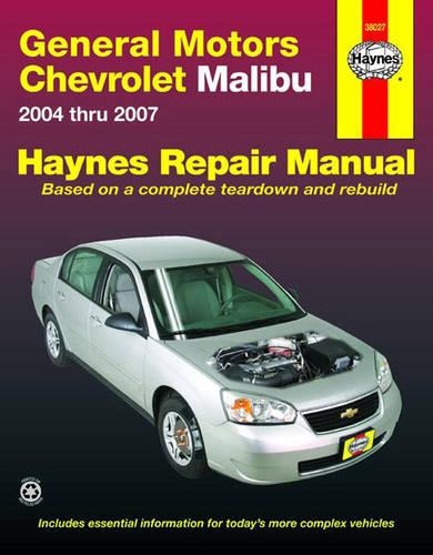 GM Chevrolet Malibu Automotive Repair Manual