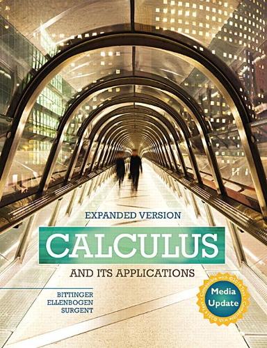 Calculus and Its Applications Expanded Version Media Update