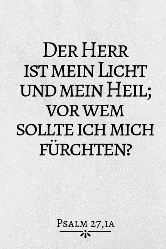 Der Herr Ist Mein Licht..