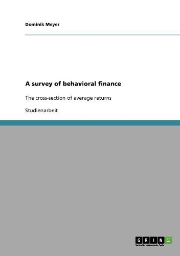 A survey of behavioral finance