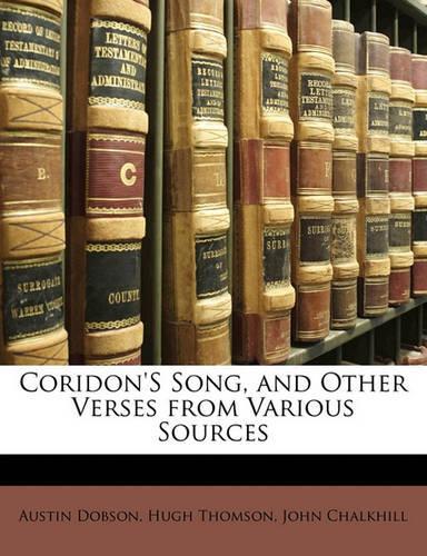 Coridon's Song, and Other Verses from Various Sources