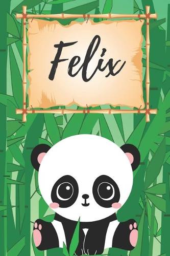 Felix Notizbuch Panda / Malbuch / Kritzelbuch / Tagebuch / Journal / DIN A5 / Geschenke