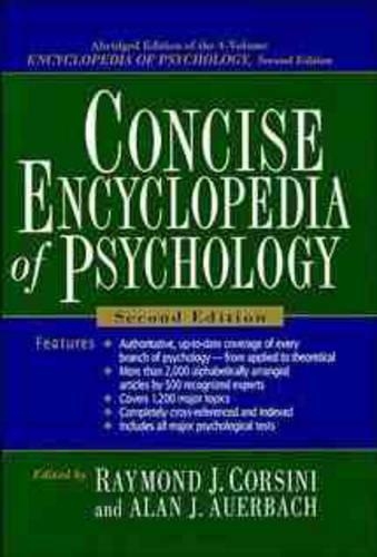 Concise Encyclopedia of Psychology