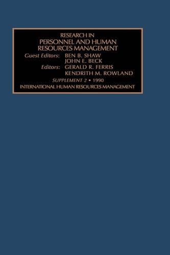 Research in Personnel and Human Resources Management