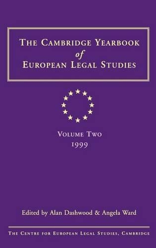 Cambridge Yearbook of European Legal Studies Vol 2, 1999