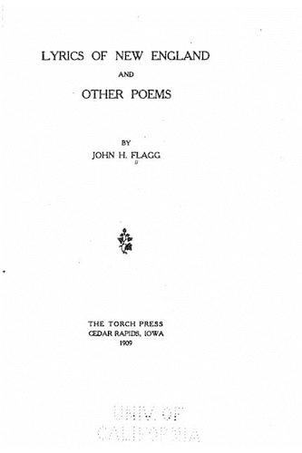 Lyrics of New England and Other Poems