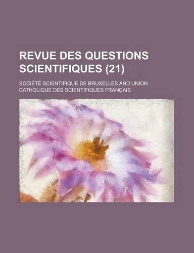 Revue Des Questions Scientifiques (21)