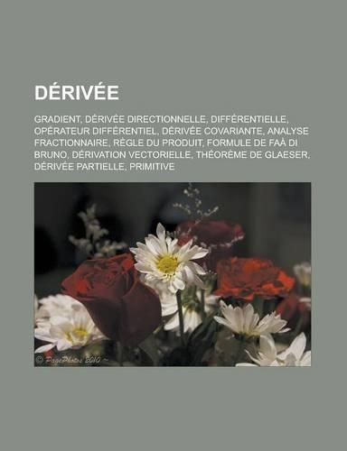 Derivee: Gradient, Derivee Directionnelle, Differentielle, Operateur Differentiel, Derivee Covariante, Analyse Fractionnaire, R
