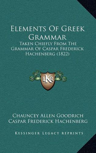 Elements of Greek Grammar