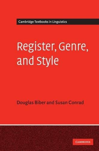 Register, Genre, and Style: (Cambridge Textbooks in Linguistics)