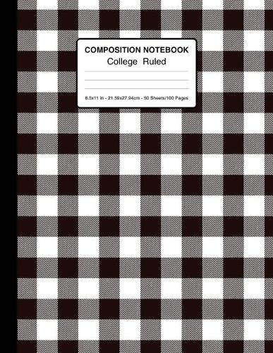 Composition Notebook College Ruled 8.5x11 In 21.59x27.94 50 Sheets/100 Pages
