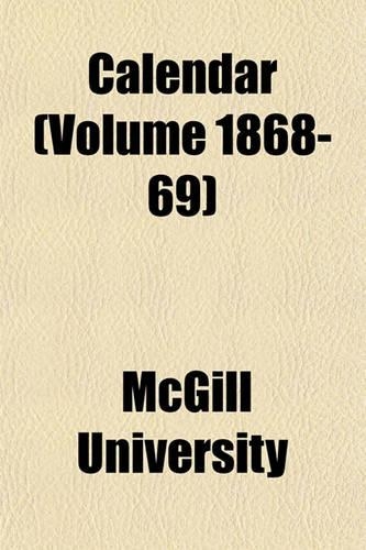 Calendar (Volume 1868-69)