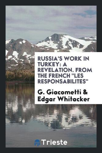 Russia's Work in Turkey