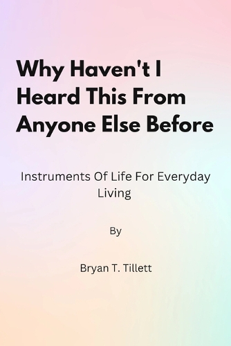 Why Haven't I heard this from Anyone else before