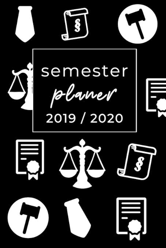 Semester Planer 2019 / 2020: A5 Coole Geschenkidee KARIERT zum Studium - Notizbuch für Studenten - Studienbeginn - Erstes Semester - Pruefung - Geburtstag - Terminkalender