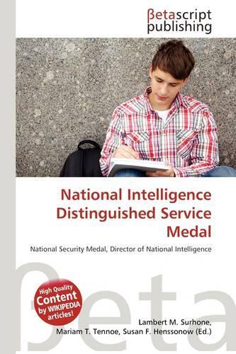 National Intelligence Distinguished Service Medal