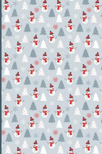 Christmas Tree and Snowman - Graph Paper Composition Notebook: 6x9 - 120 Graph Pages 5x5, Perfect Bound - Daily Graph - Grid notebook to Draw, Write, Journal, take notes, make lists, College Mate Cover(9 Christmas)