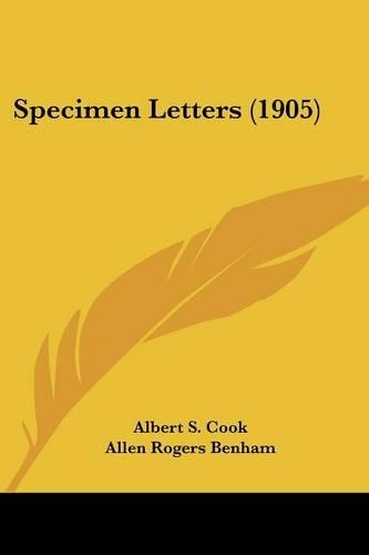 Specimen Letters (1905)