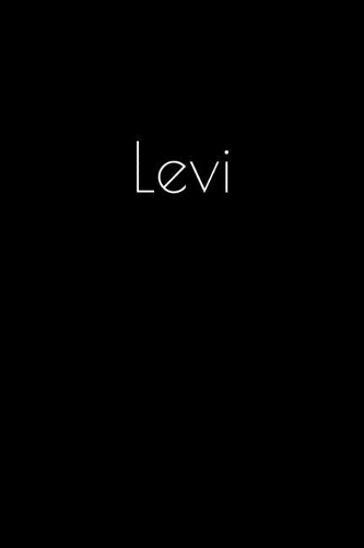 Levi: Notebook / Journal / Diary - 6 x 9 inches (15,24 x 22,86 cm), 150 pages. Personalized for Levi.
