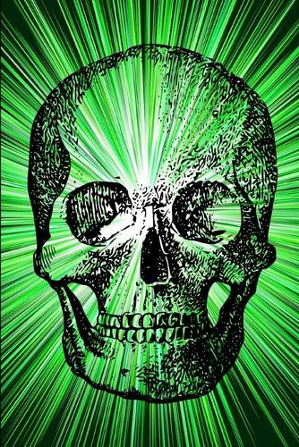 Skull Green Burst Journal Notebook