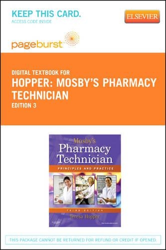 Mosby's Pharmacy Technician - Elsevier eBook on Vitalsource (Retail Access Card)