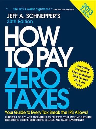 EBK How To Pay Zero Taxes 2013