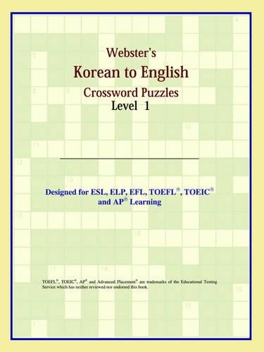 Webster's Korean to English Crossword Puzzles