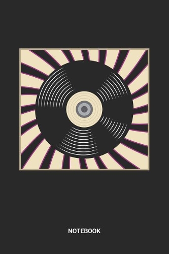 Vinyl Notebook: Dotted Lined Dj Set List Gig Notebook (6x9 inches) ideal as a LP Record Collection Journal. Perfect as a Composition Book for all Vintage and Retro 