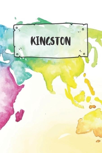 Kingston: Ruled Travel Diary Notebook or Journey Journal - Lined Trip Pocketbook for Men and Women with Lines